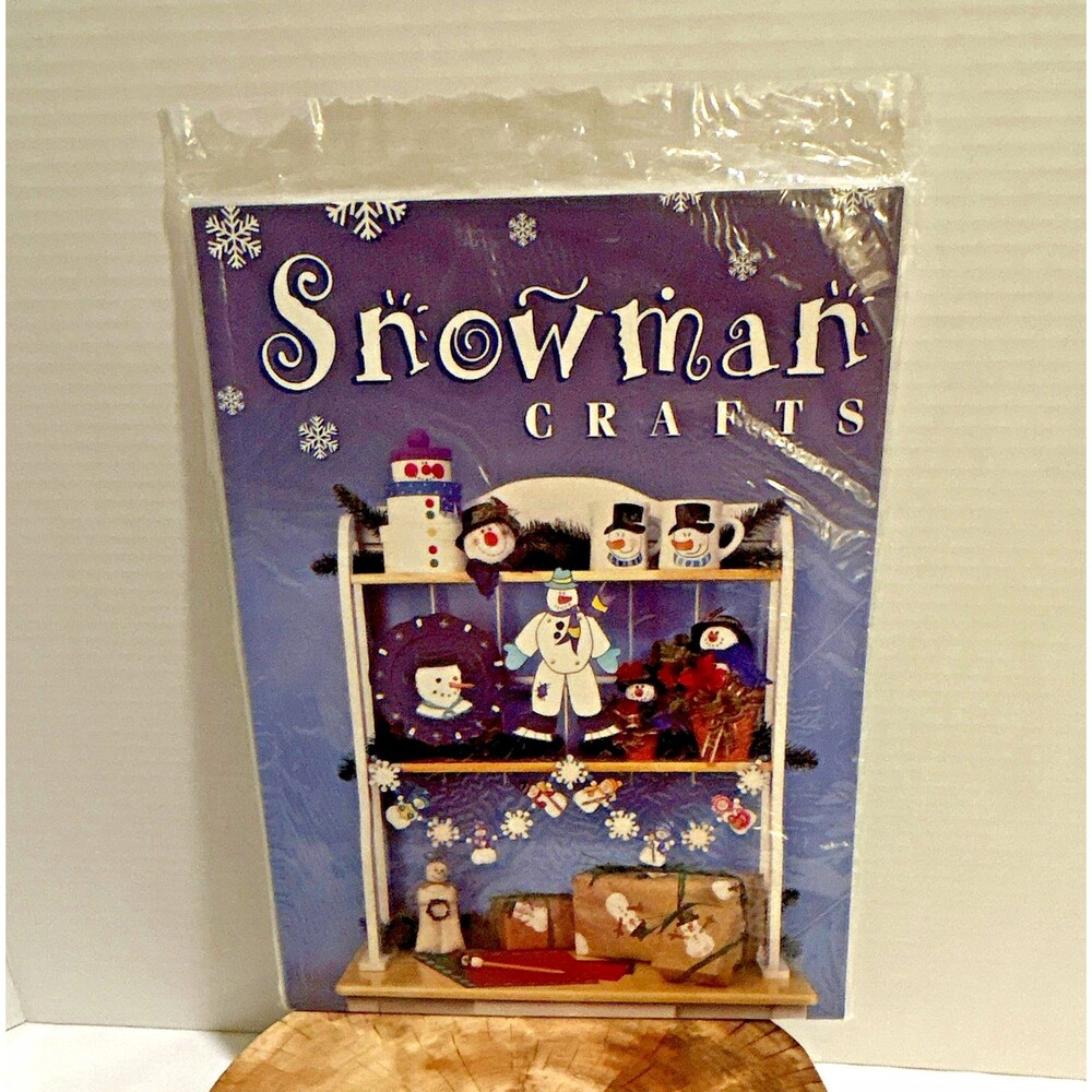 NEW Sealed Snowman Crafts Book Sheila A Bergner 2004 Paperback Winter Projects